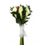 Buchet mireasa cale albe